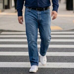 Levi's 501 Original Fit Button Fly Jeans 42W X 32L